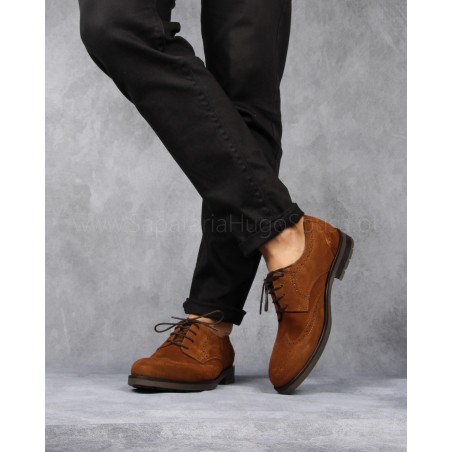 Sapatos Classicos Florao Em Camurca Para Homem Ref: 252C