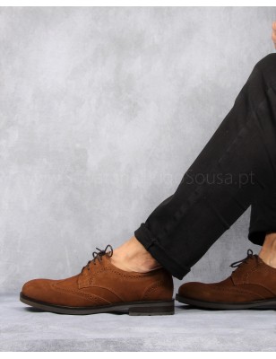 Sapatos Classicos Florao Em Camurca Para Homem Ref: 252C