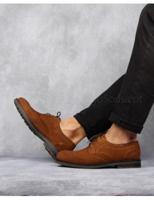 Sapatos Classicos Florao Em Camurca Para Homem Ref: 252C