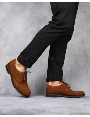 Sapatos Classicos Florao Em Camurca Para Homem Ref: 252C