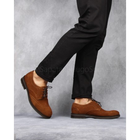 Sapatos Classicos Florao Em Camurca Para Homem Ref: 252C