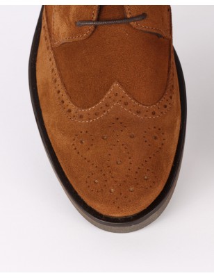 Sapatos Classicos Florao Em Camurca Para Homem Ref: 252C