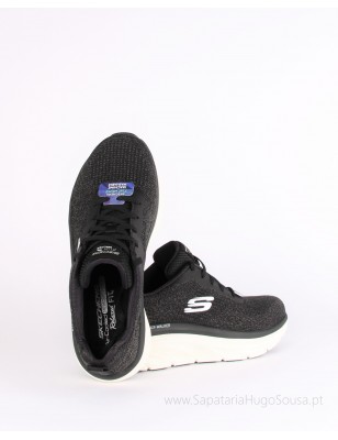 SKECHERS D'LUX WALKER DAILY BEAUTY BLACK Ref: 149815
