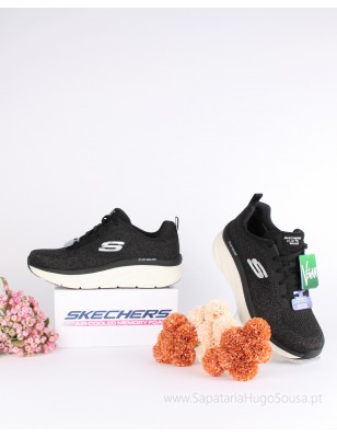 SKECHERS D'LUX WALKER DAILY BEAUTY BLACK Ref: 149815