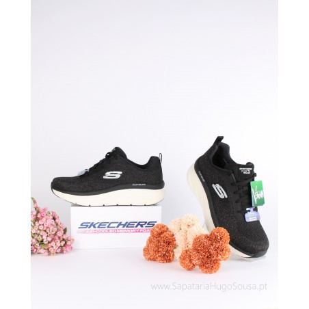 SKECHERS D'LUX WALKER DAILY BEAUTY BLACK Ref: 149815