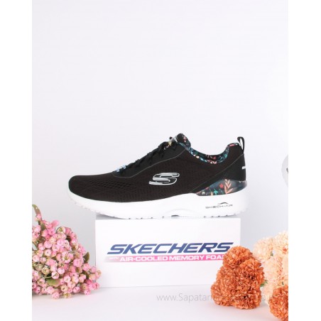 SKECHERS SKECH-AIR DYNAMIGHT LAID OUT BLACK Ref: 149756