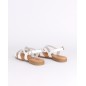 Sandalias Rasas Brancas em Couro SACCHI Ref: 3401 Sandalias Rasas Brancas em Couro SACCHI Ref: 3401