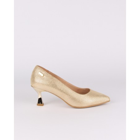 Sapatos Stiletto Dourados LAGES Ref: 3489