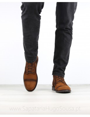 Botas Homem Camurca Camel HOLD Ref: 134
