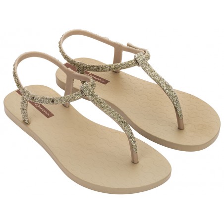 IPANEMA CLASS BRILHA FEM BEIGE/GOLD Ref:26914BE