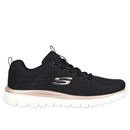 SKECHERS GRACEFUL GET CONNECTED BLACK Ref: 12615
