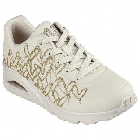 SKECHERS UNO GOLDEN HEART NATURAL GOLD Ref: 177975