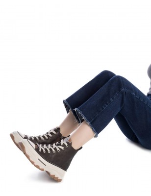 REFRESH Sapatilhas de Lona Cano Alto Bronze Ref: 172318