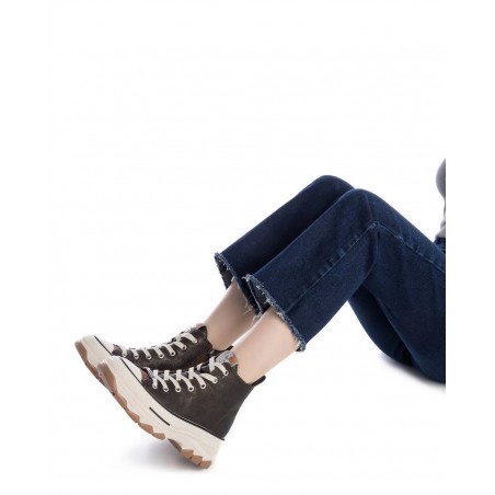 REFRESH Sapatilhas de Lona Cano Alto Bronze Ref: 172318