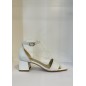 Sandalias Tacao Medio Branco Ref: 335