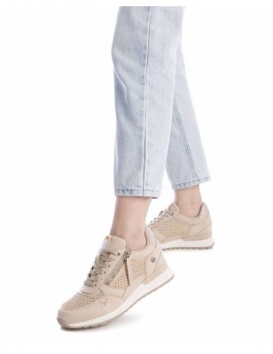 REFRESH Sapatilhas Com Fecho Bege Ref: 172790B