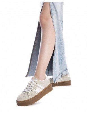 REFRESH Sapatilhas Plataforma Bege Ref: 172820B