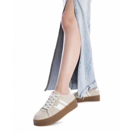 REFRESH Sapatilhas Plataforma Bege Ref: 172820B