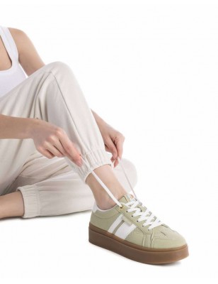 REFRESH Sapatilhas Plataforma Verde Ref: 172820V