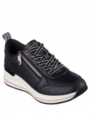 SKECHERS Billion 2 Side Lines Com Fecho Pretas Ref:177335