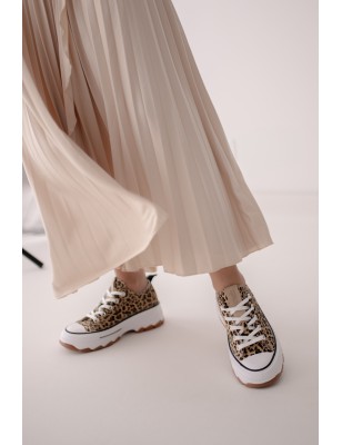 REFRESH Sapatilhas Com Plataforma Padrao Leopardo Ref:172477