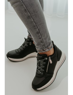 SKECHERS Billion 2 Side Lines Com Fecho Pretas Ref:177335