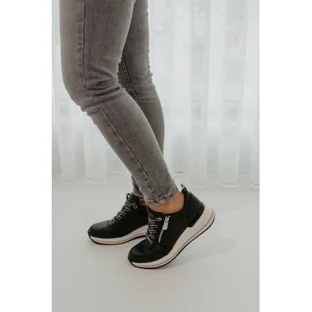 SKECHERS Billion 2 Side Lines Com Fecho Pretas Ref:177335