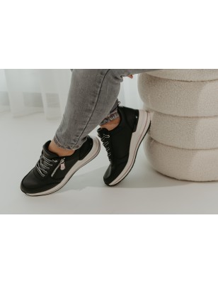 SKECHERS Billion 2 Side Lines Com Fecho Pretas Ref:177335