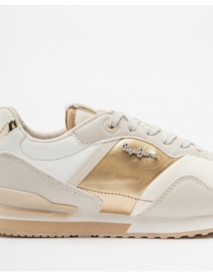 PEPE JEANS SAPATILHAS LONDON SHINE W BRANAS Ref:PLS40046