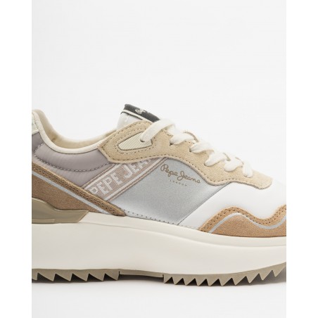 PEPE JEANS SAPATILHAS KIMI GLAM BEGE Ref:PLS60042