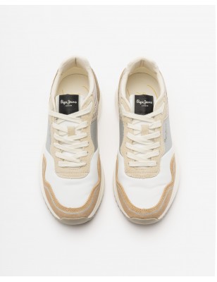 PEPE JEANS SAPATILHAS KIMI GLAM BEGE Ref:PLS60042