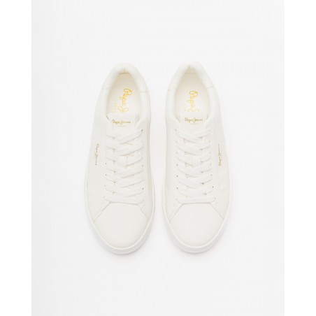 PEPE JEANS SAPATILHAS CAMDEN RUMP W BRANCAS Ref:PLS00031