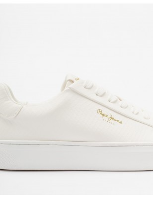 PEPE JEANS SAPATILHAS CAMDEN RUMP W BRANCAS Ref:PLS00031