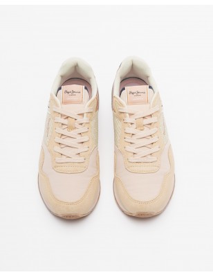 PEPE JEANS SAPATILHAS LONDON PRINT W NUDE Ref:PLS40045