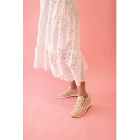 REFRESH Sapatilhas Com Fecho Bege Ref: 172790B