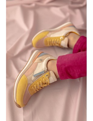 REFRESH Sapatilhas Com Fecho Bege Ref: 172630B