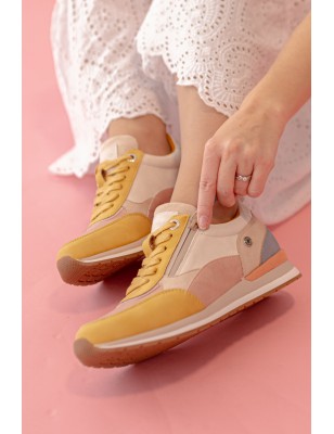 REFRESH Sapatilhas Com Fecho Bege Ref: 172630B