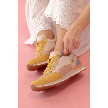REFRESH Sapatilhas Com Fecho Bege Ref: 172630B