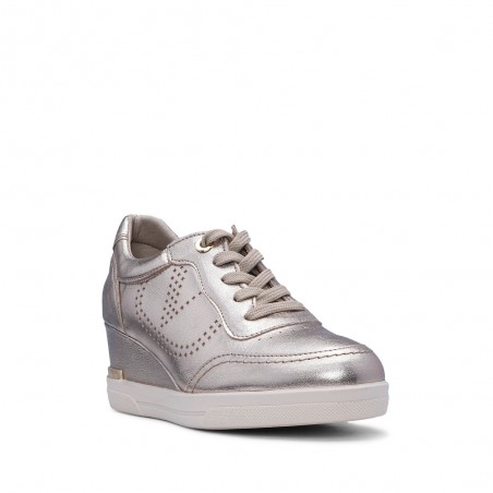 SACCHI SAPATILHAS COM CUNHA DOURADAS Ref:765