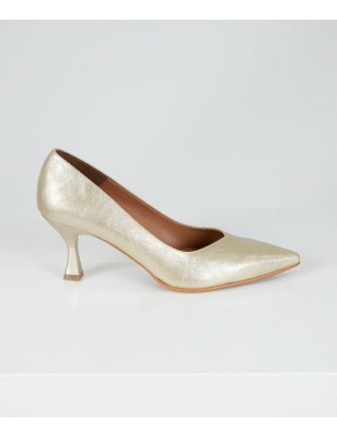 SAMELLI Sapatos Ouro Estilo Stiletto Ref: 2333O