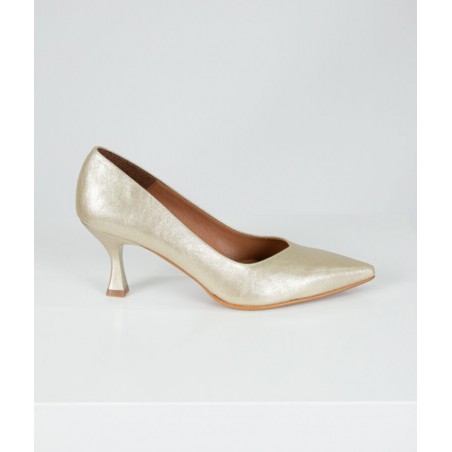SAMELLI Sapatos Ouro Estilo Stiletto Ref: 2333O