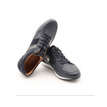 Sapato/Sapatilha Casual/Desportivo em Pele com Palmilha Conforto  CAPUL