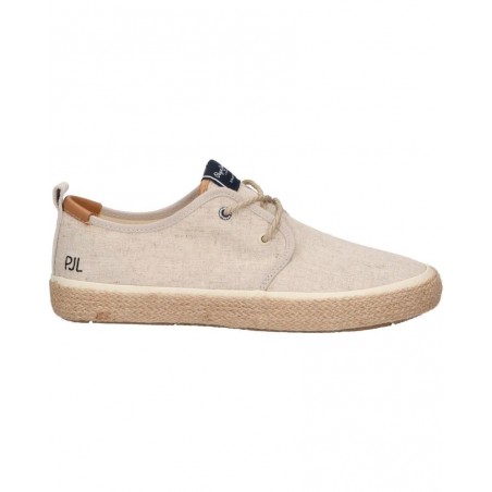 PEPE JEANS SAPATILHAS PORT LINEN BEGE Ref:PMS10330