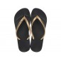 IPANEMA ANATOMICA TAN FEM PRETO/GOLD Ref: 8103PRE