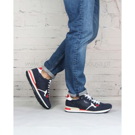PEPE JEANS BRIT MAN HERITAGE NAVY Ref: PMS30924