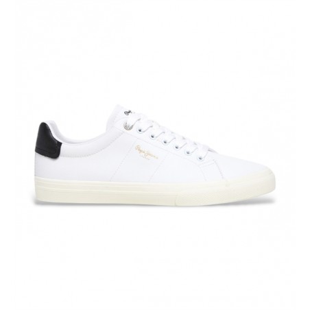 PEPE JEANS SAPATILHAS KENTON FRESH M BRANCAS REF:PMS31076