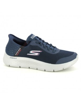 Skechers Go Walk Flex Hands Up Navy Ref: 216324N                  