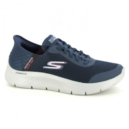 Skechers Go Walk Flex Hands Up Navy Ref: 216324N                  