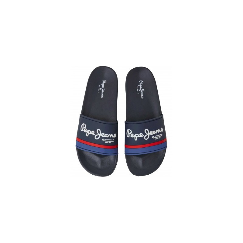 PEPE JEANS SLIDER ORIGINAL BLUE Ref: PMS70160