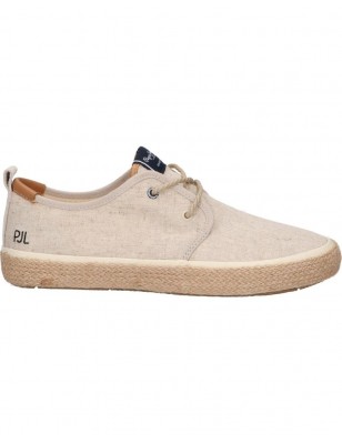 PEPE JEANS SAPATILHAS PORT LINEN BEGE Ref:PMS10330
